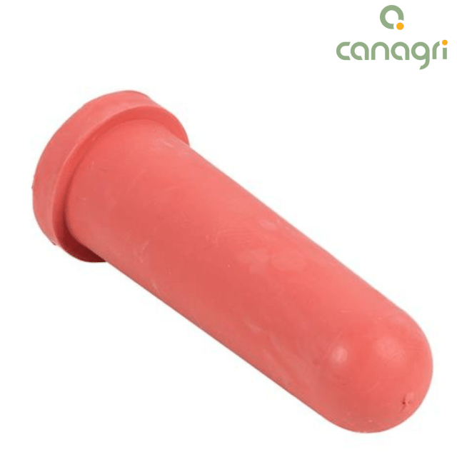 Соска гумова для відра-поїлки для телят, 100 мм, червона, Canagri