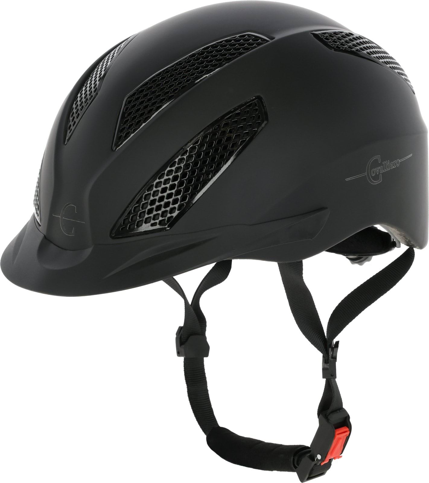 Riding Helmet eXite, black, 52-56 cm