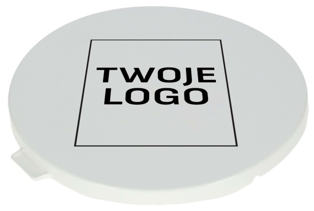 Lid for Feeding Bowl 2 litres white logo