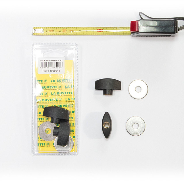 Гайки-метелики з шайбами для термонапувалки Thermolac, 2 шт, La Buvette