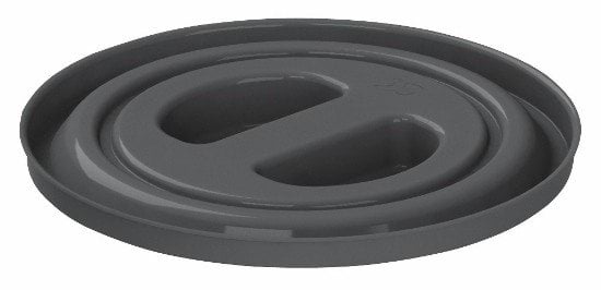 Крышка пластмассовая для ведра 12 л, черная, Kerbl