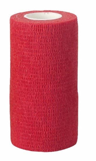 Claw bandage VETlastic 10 cm red