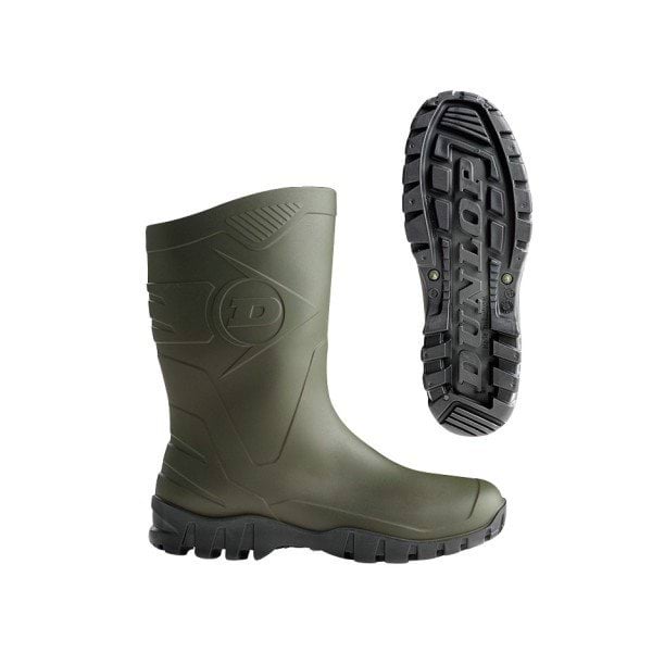 Сапоги рабочие PVC Dee, оливковые, размер 45, Dunlop