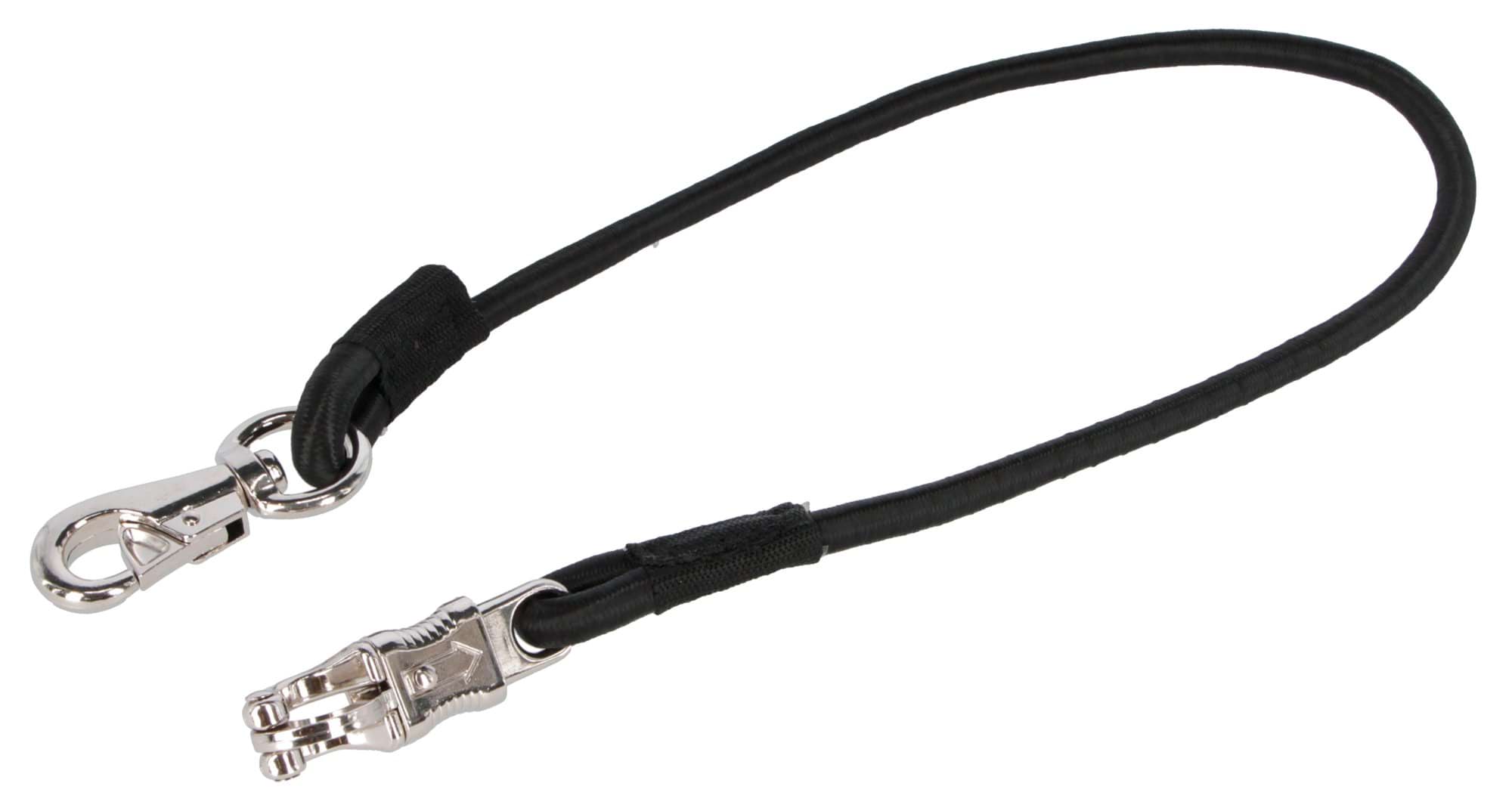 Rubber Tying Rope, Black, 50cm