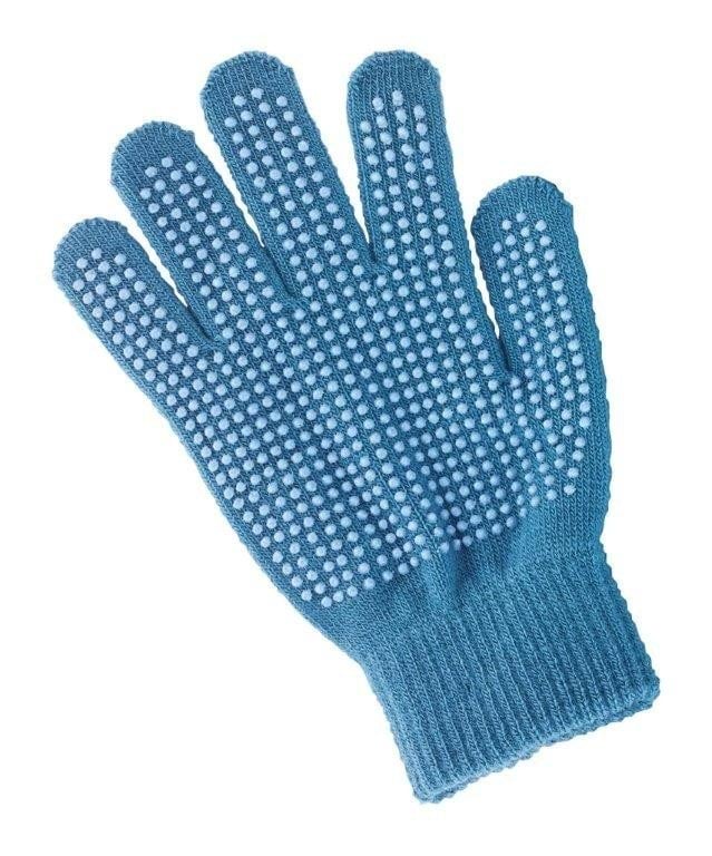 Riding glove Magic Grippy for adults, lightblue