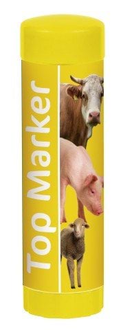 Маркер для маркировки животных TopMarker, 60 г, желтый, Kerbl