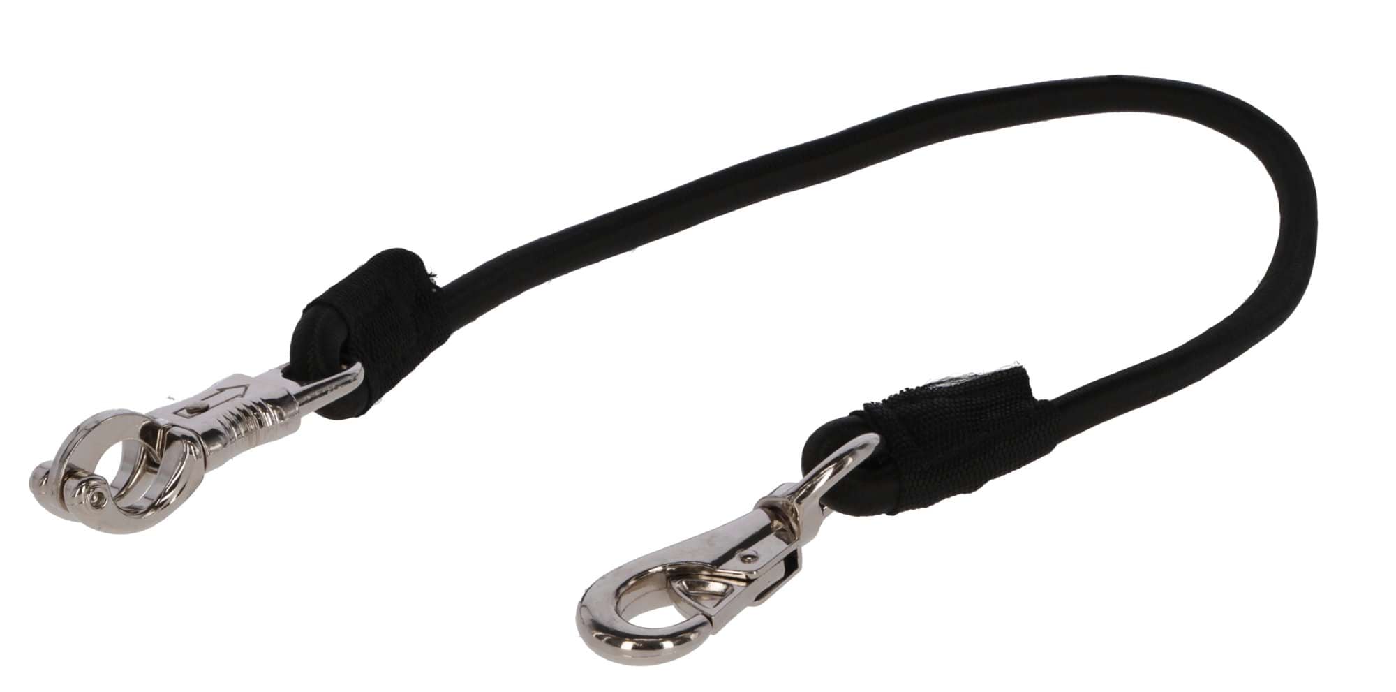 Rubber Tying Rope, Black, 90cm