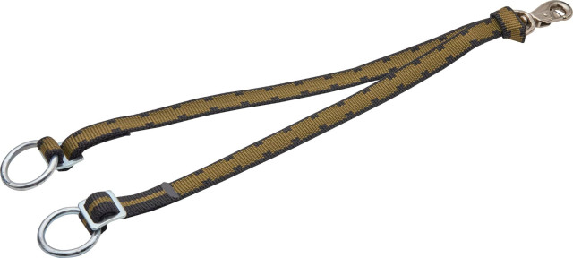 Floor belt double, 60cm with spring hook