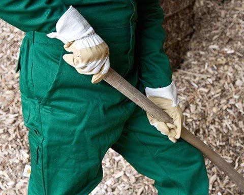 Work glove Rico, brown, size 11/XXL