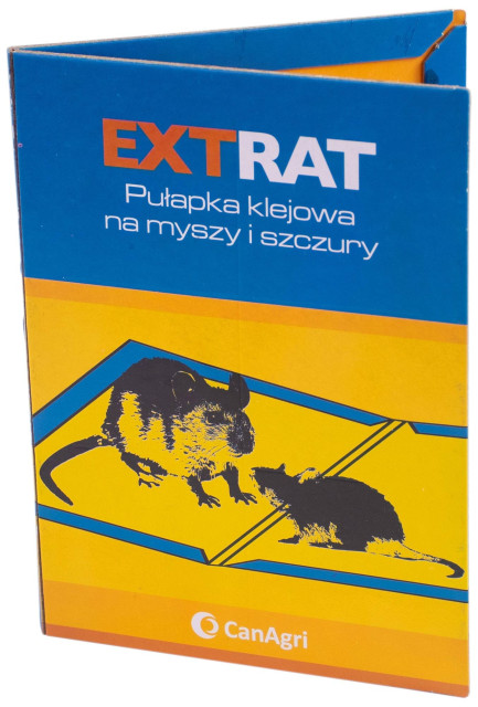Клейова пастка XL для мишей і щурів з приманкою, 31 х 21 см, Extrat