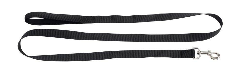 Dog leash Miami with SoftGrip handle, 180 cm x 25 mm, black, Kerbl