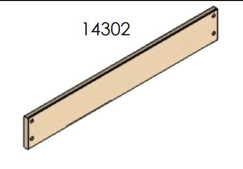 Spare wooden sleep., IPPC-trtd Larch 100x14.5x2.3cm