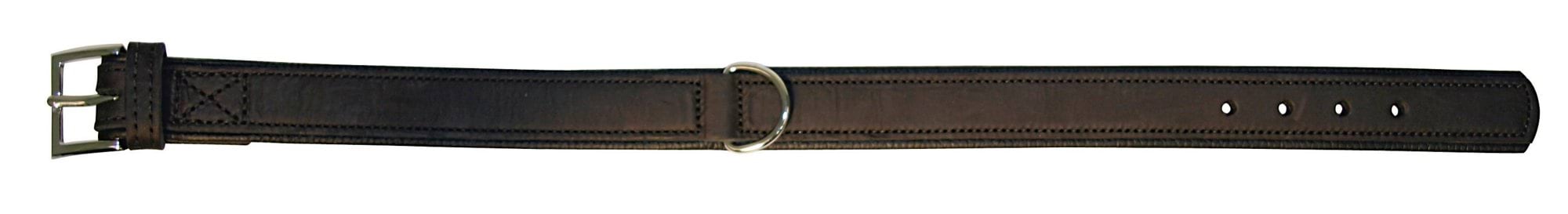 Ошейник для собак Vegas HQ, кожаный, 41-47 см х 30 мм, черный, Kerbl