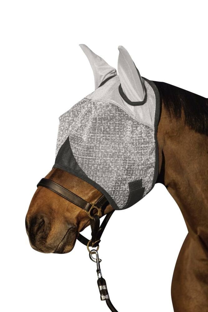 Fly mask full, with UV and ear protection
