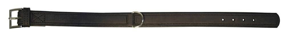 Ошейник для собак Vegas HQ, кожаный, 46-52 см х 35 мм, черный, Kerbl