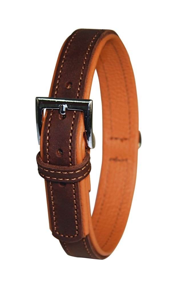 Ошейник для собак Vegas HQ, кожаный, 56-64 см х 40 мм, коричневый, Kerbl