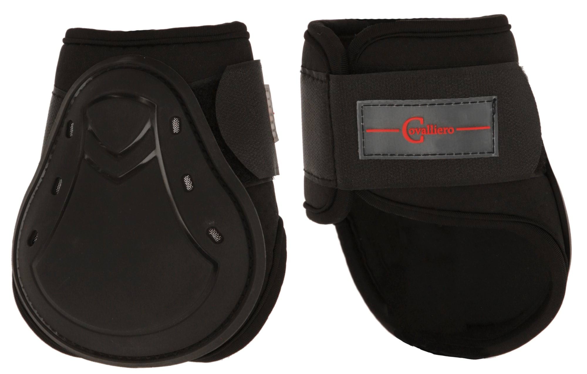 Ногавки для коня TecAir, задні, чорні, розмір Full, 2 шт, Covalliero