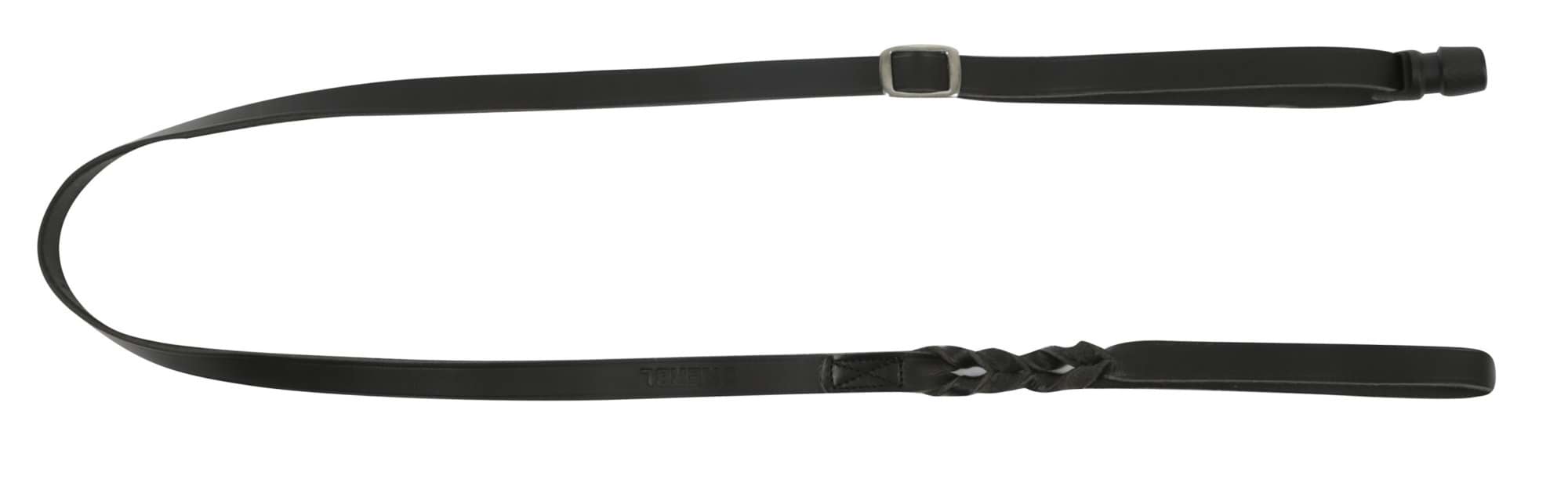 Leather dog leash GoLeyGo Vegas, adapter pin, black, M, max.60 kg, Kerbl