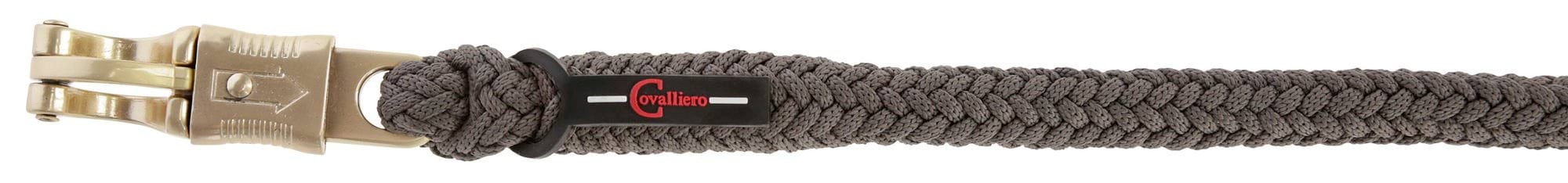 Чумбур для коня Classy, панічний гачок, сірий, 200 см, Covalliero