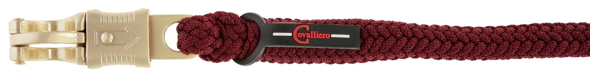 Чумбур для коня Classy, панічний гачок, бордовий, 200 см, Covalliero