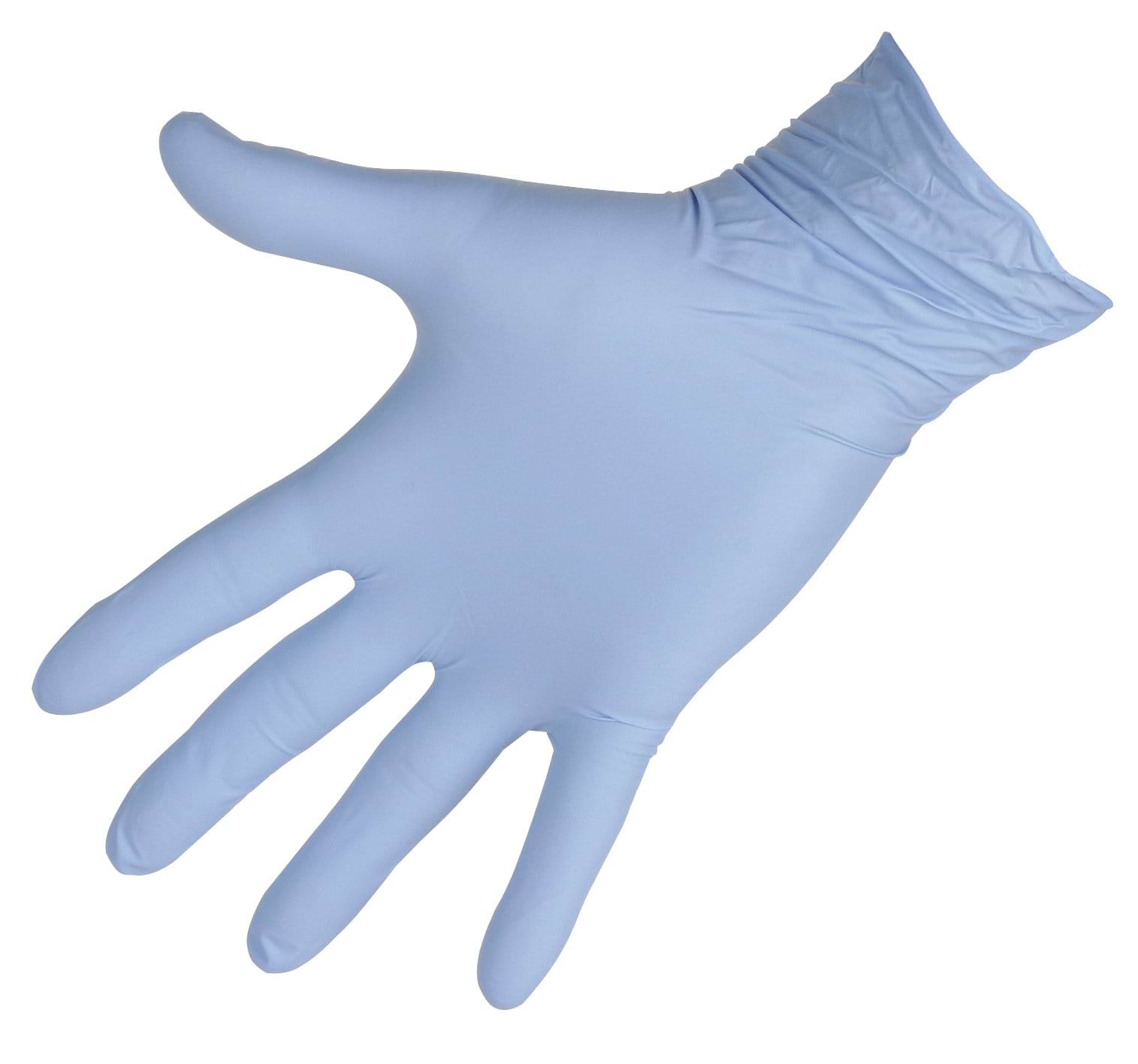 Nitrile Top Pro, size M, blue Disp. Gloves 100pc, Unpowdered