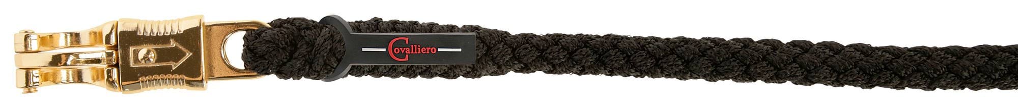 Чумбур для коня TopLine, панічний гачок, чорний, 200 см, Covalliero