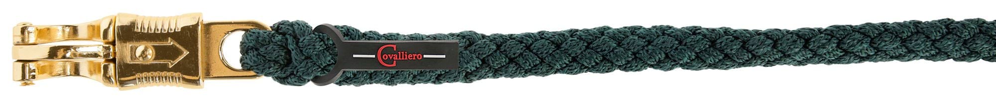 Чумбур для коня TopLine, панічний гачок, зелений, 200 см, Covalliero