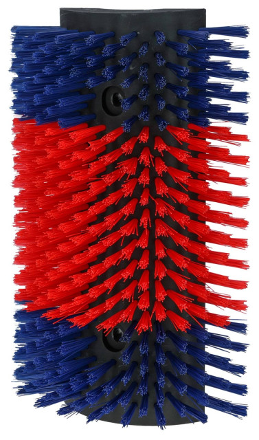 Semicirc. scratch brush XL blue-red