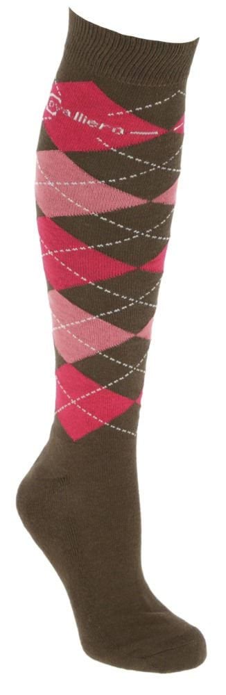 Гольфи для верхової їзди Brescia, коричневий/рожевий, розмір 37-39, Covalliero