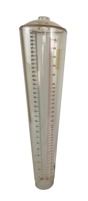 Kolba - without a rubber cork for the Waikato milk meter