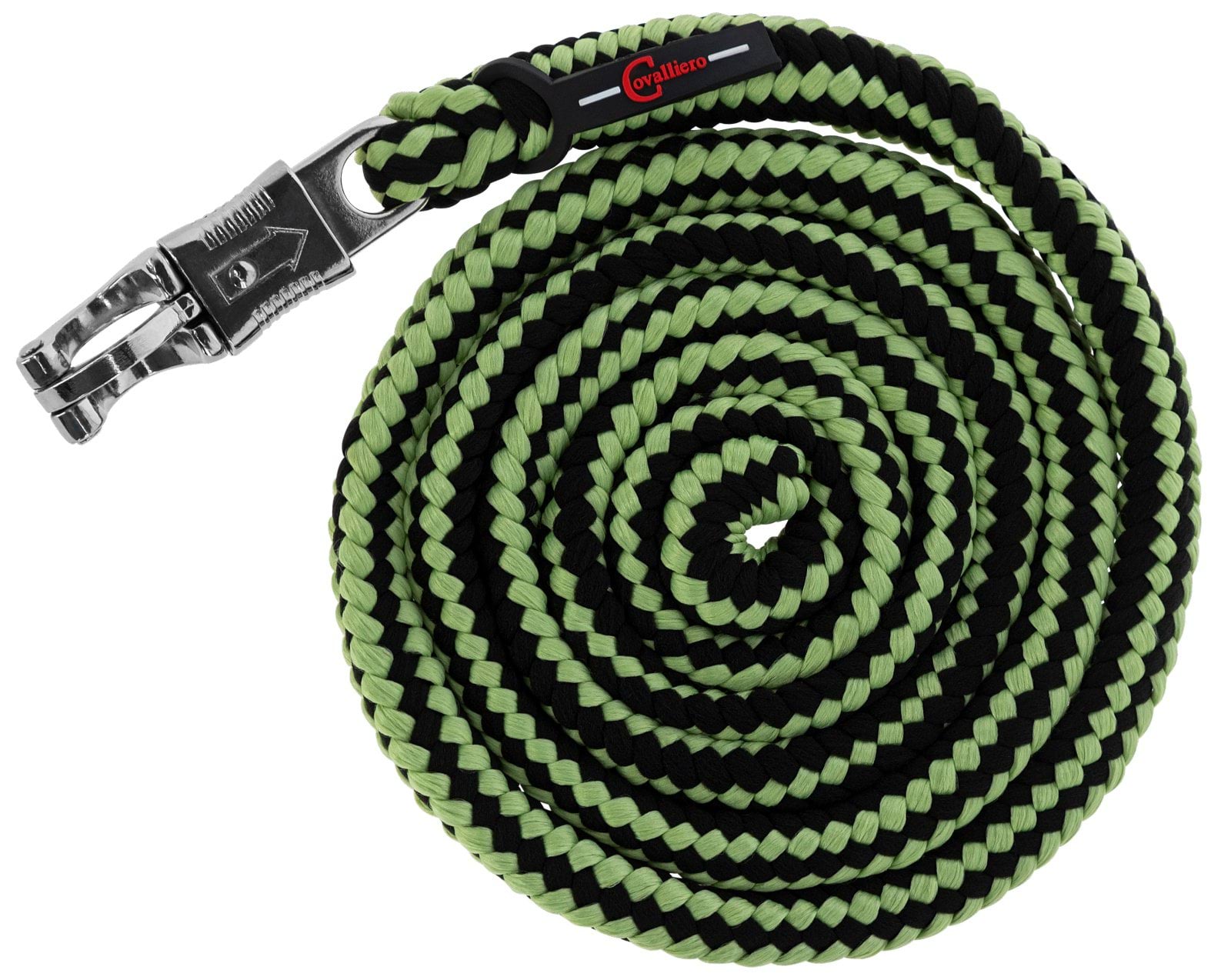 Lead rope Hippo with panic hook, anthracite/lemon