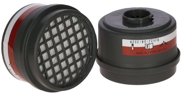 Spare Filter Set A1P2 COMPACT for Mask VULCANO, Blister