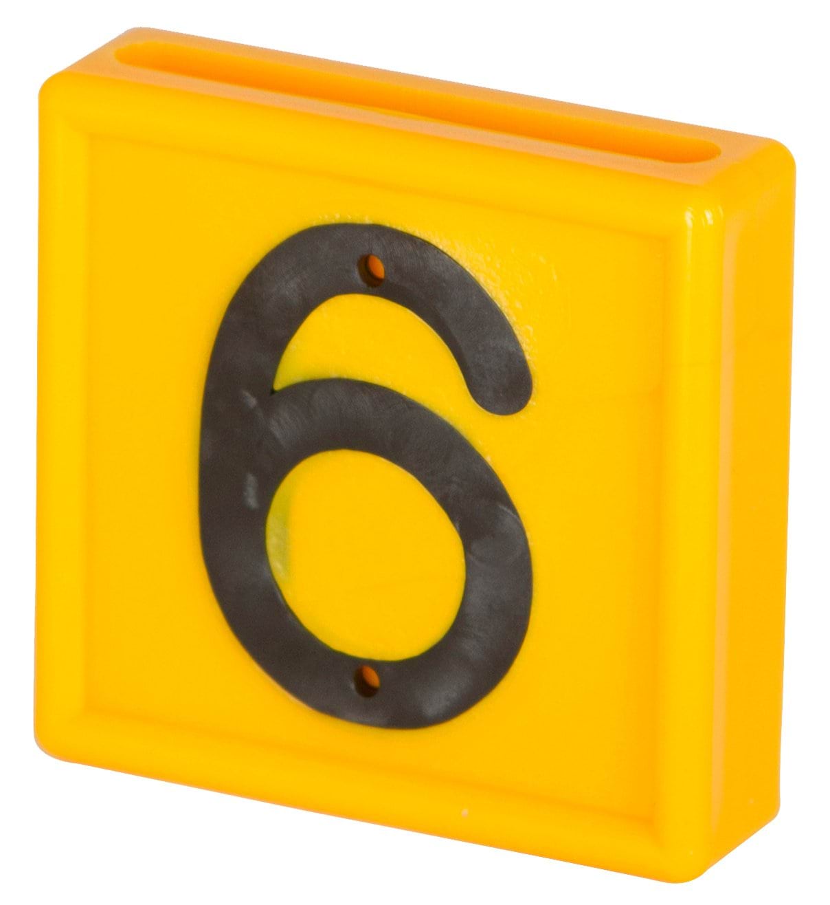 Identification number for threading "6/9", 10 pcs, yellow, Kerbl