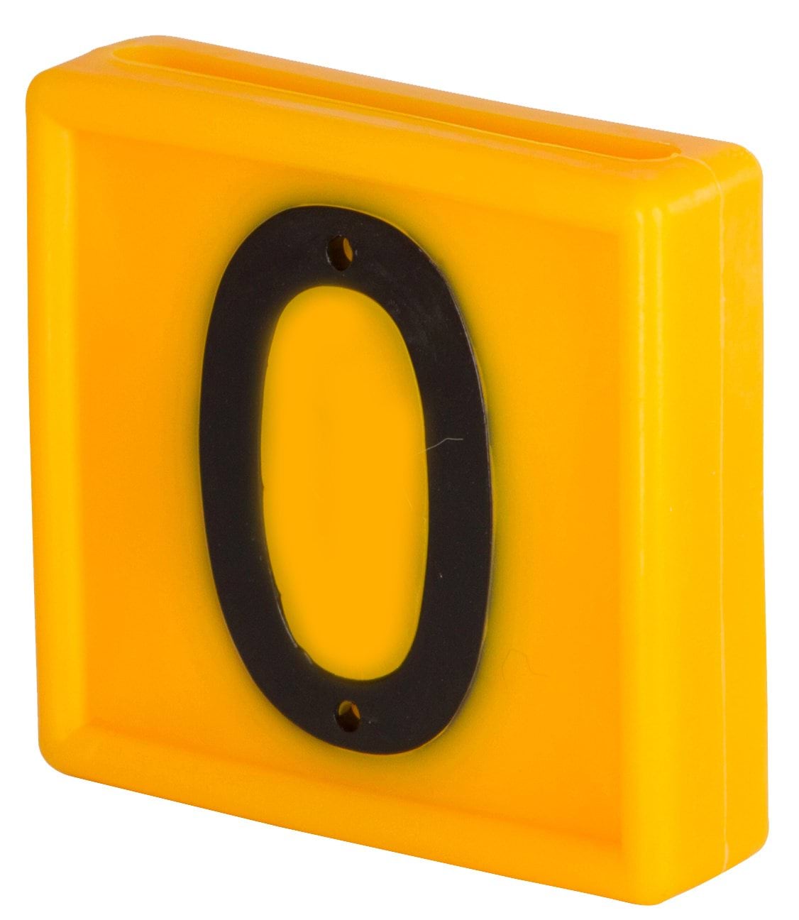 Identification number for threading "0", 10 pcs, yellow, Kerbl