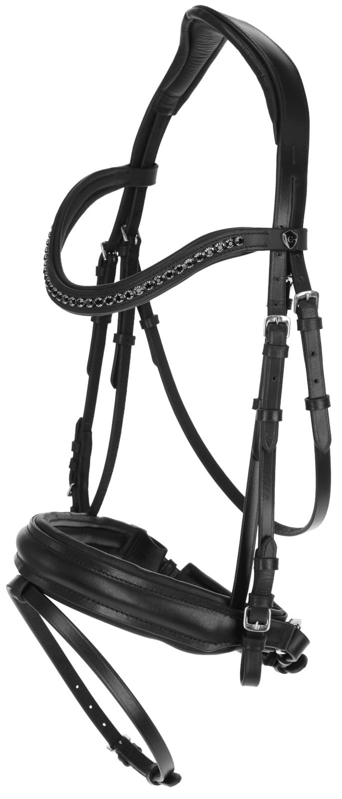 Swedish Bridle, black, Cob size, Covalliero