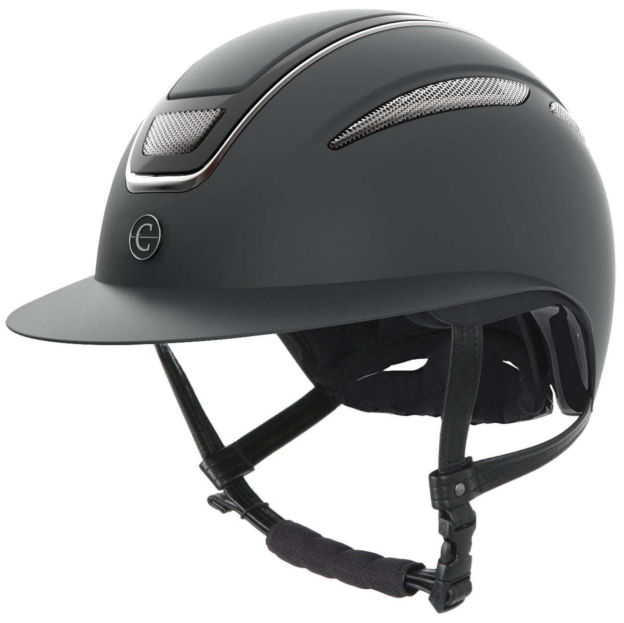 Riding Helmet Elite Polo, black, S