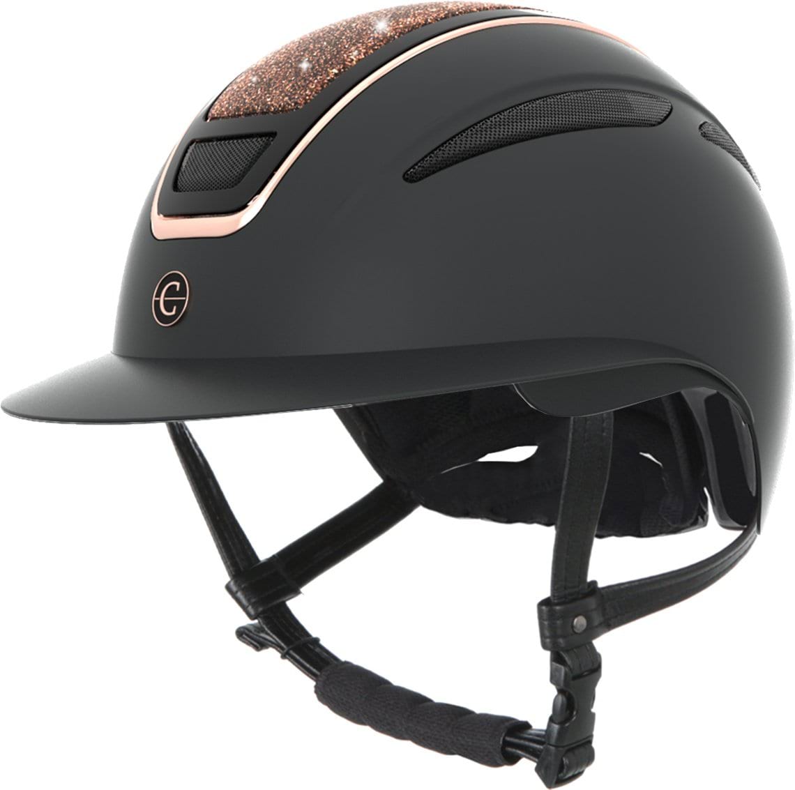 Riding Helmet Elite Polo, rose gold, M