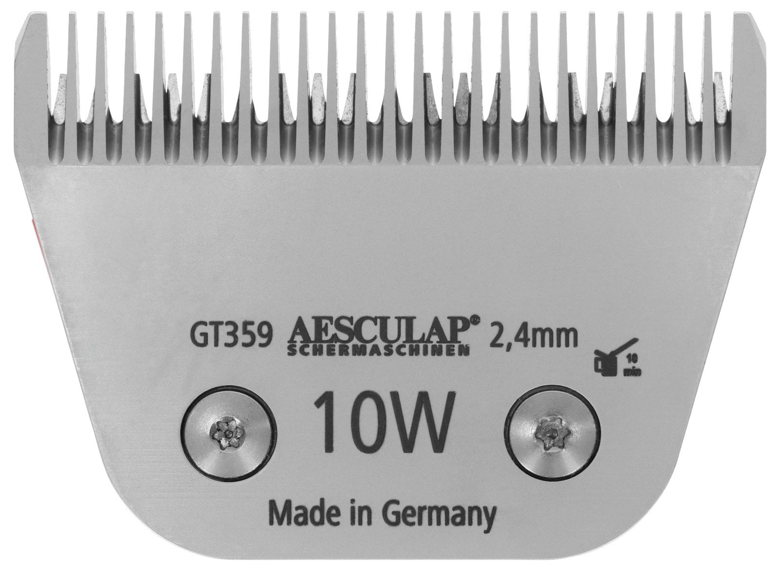 Лезвие для машинки для стрижки, система SnapOn, № 10 wide, 2,4 мм, Aesculap