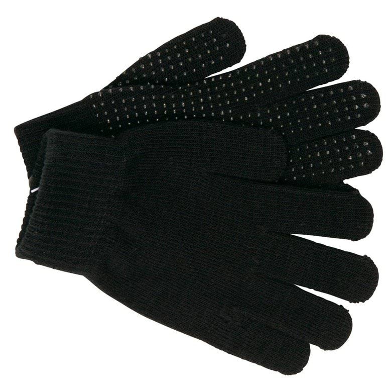 Riding glove Magic Grippy for children, black