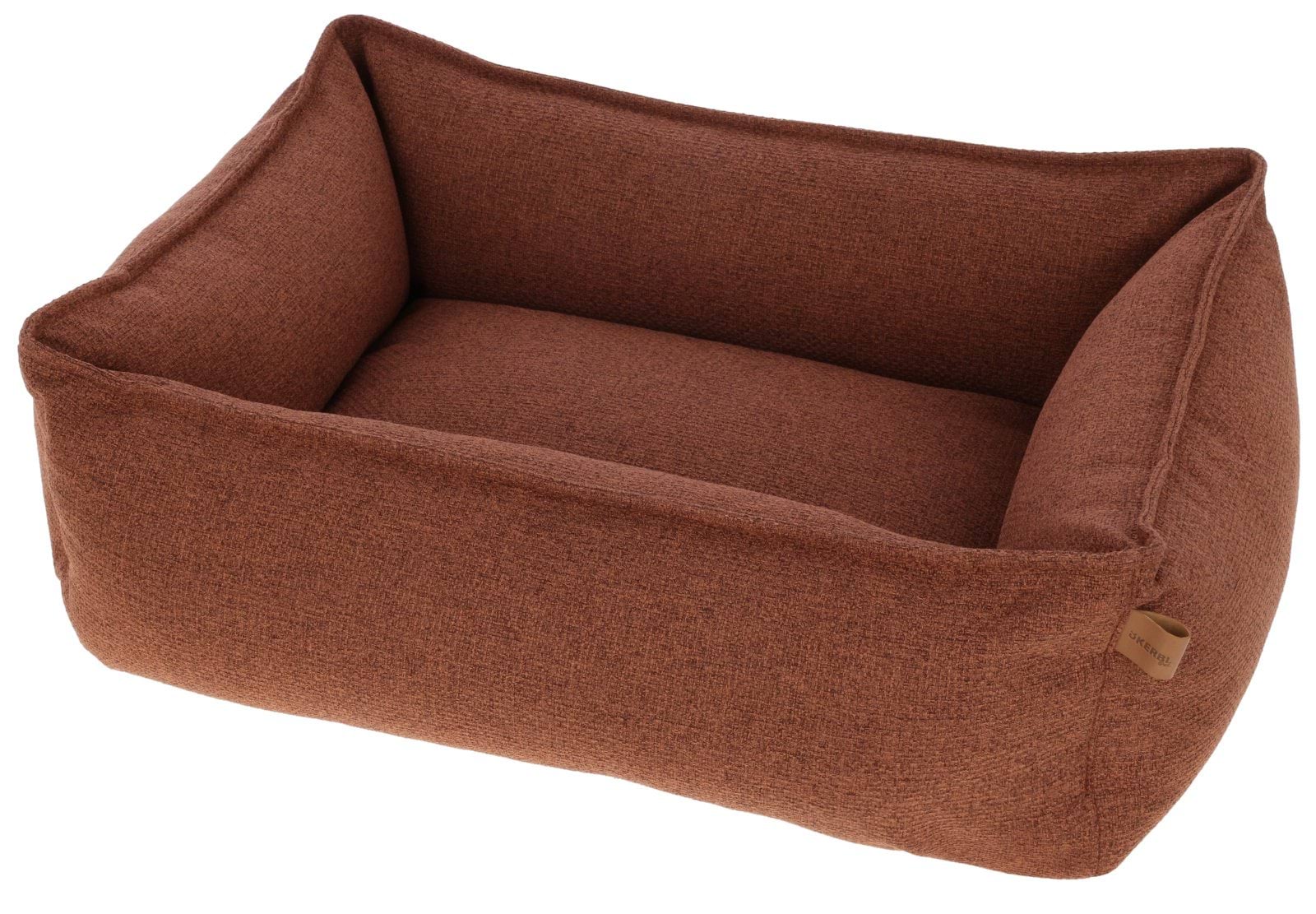 Cuddly bed Oliver, rust, 60 x 70 cm