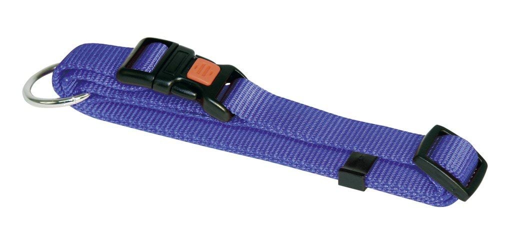 Dog collar Miami, 30 - 45 cm x 15 mm, blue, Kerbl