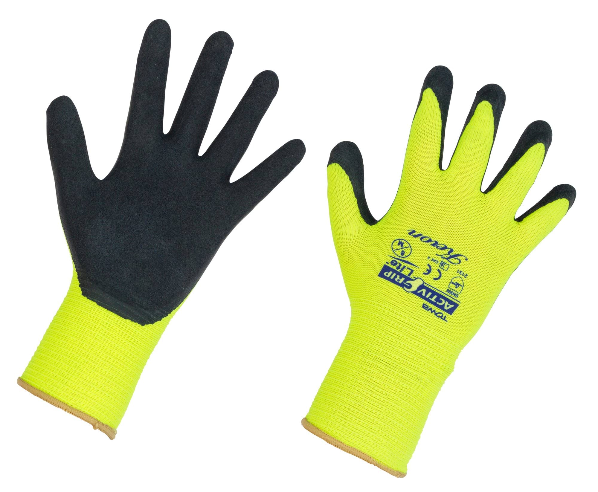 Glove Activ Grip Lite,  polyester/cotton, size 10