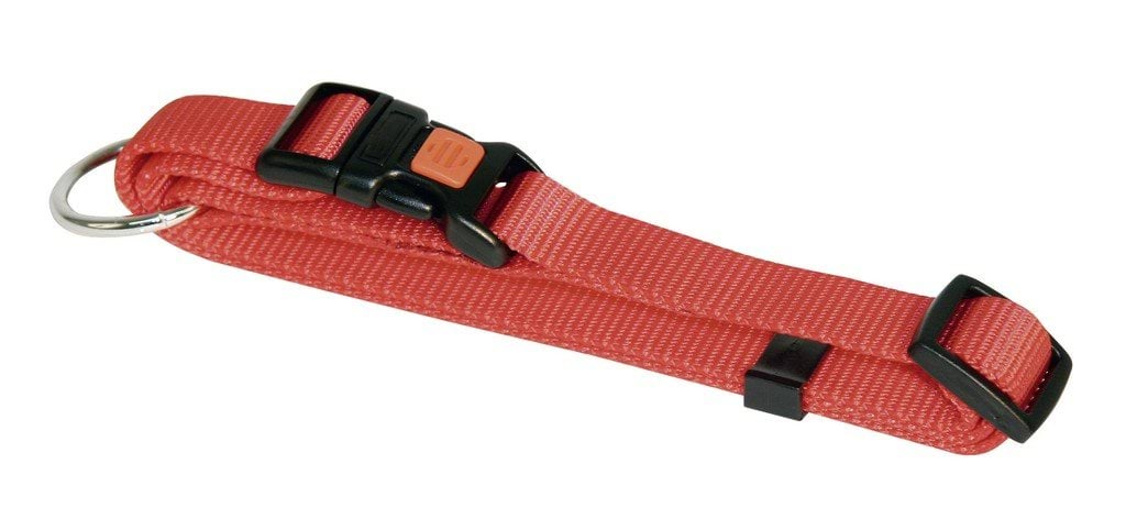 Dog collar Miami, 30 - 45 cm x 15 mm, red, Kerbl