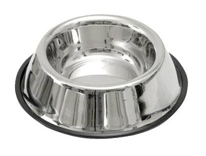 Stainless steel bowl, non-slip bottom, 450 ml, Kerbl