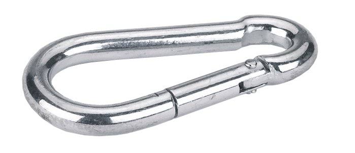 Carabine hooks galvanized 9x90mm