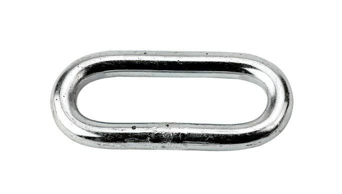 Oval Link single, 6x40 mm galvanised