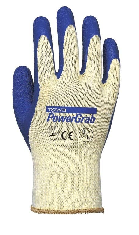 Glove PowerGrab, polyester/cotton, size 9