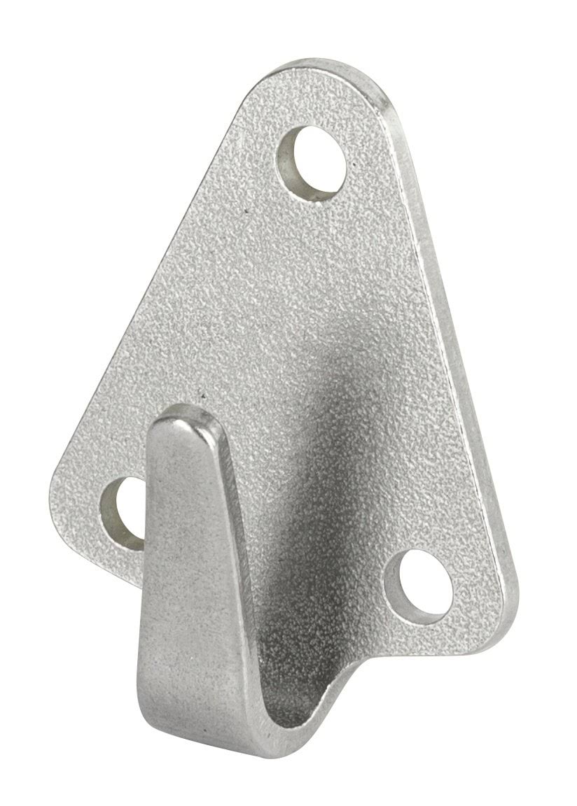 Пластина с крючком для сетки крепления грузов, 40 x 50 мм, 2 шт, Kerbl