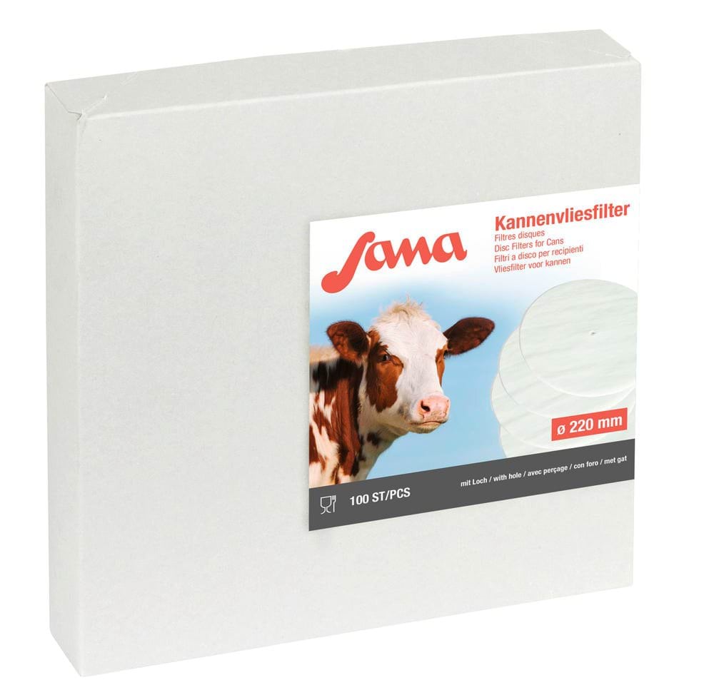 Sana Disc Filter Ø 220mm with Hole, 100 pcs
