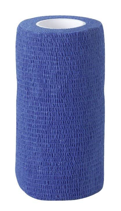 Cohesive bandage EquiLastic 10cm x 4,5m, blue